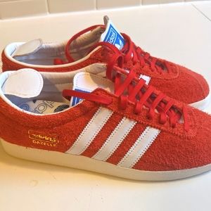Adidas Gazelle Red Mens 8